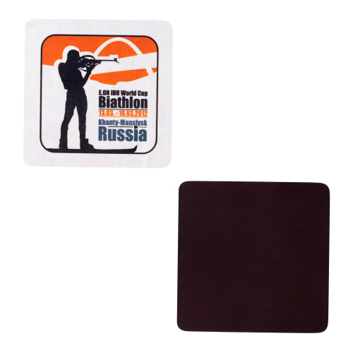 Магнит ламинированный квадратный со скруглением углов