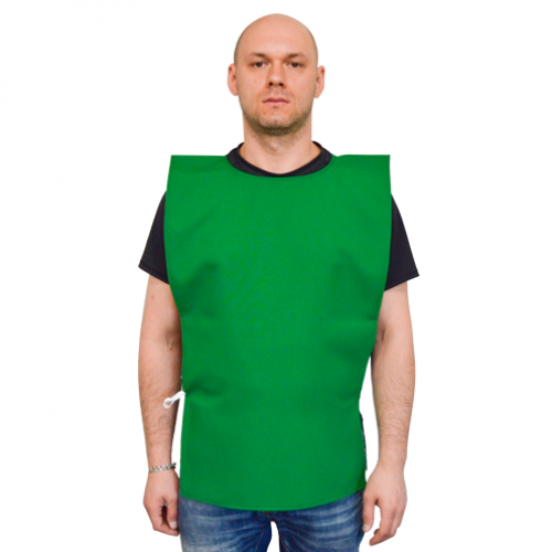 Манишка однотонная без печати, материал: габардин