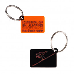 Брелок акриловый с двухсторонней гравировкой