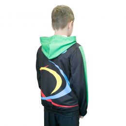 Толстовка с лампасами детская с полной запечаткой