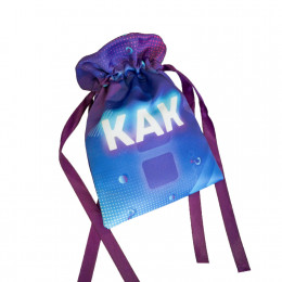 Мешочек подарочный (атлас, полная запечатка)