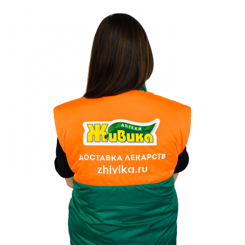 Шеврон печатный с обметкой