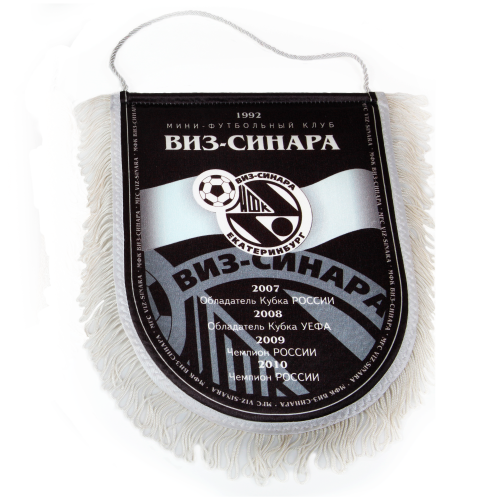 Вымпел печатный двухсторонний с бахромой