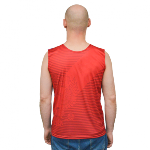 Манишка-майка футбольная взрослая, материал: прима