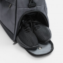 Спортивная сумка Atlantes, светло-серая с черным