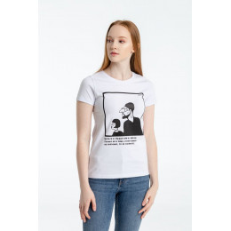 Футболка женская «Леон», белая, ver.2