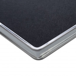 Ежедневник Frame Metal, недатированный, черный