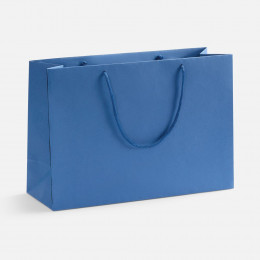 Пакет бумажный Ample Thin M, светло-синий