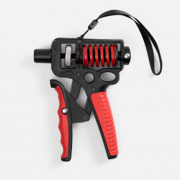 Эспандер кистевой пружинный Motive Power, черный с красным