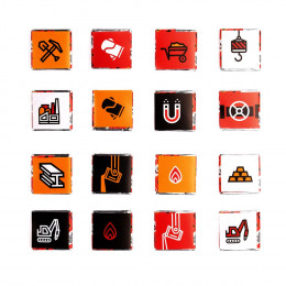 Набор с горьким шоколадом Industry, металлургия