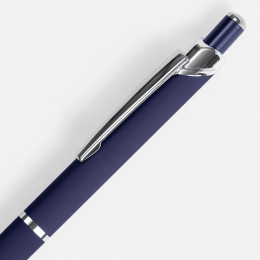 Ручка шариковая Chromos Soft Touch, синяя