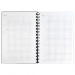 Ежедневник Notera Maxi, недатированный, черный