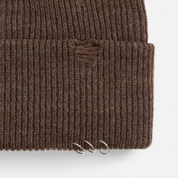 Шапка Ribelle, коричневый меланж