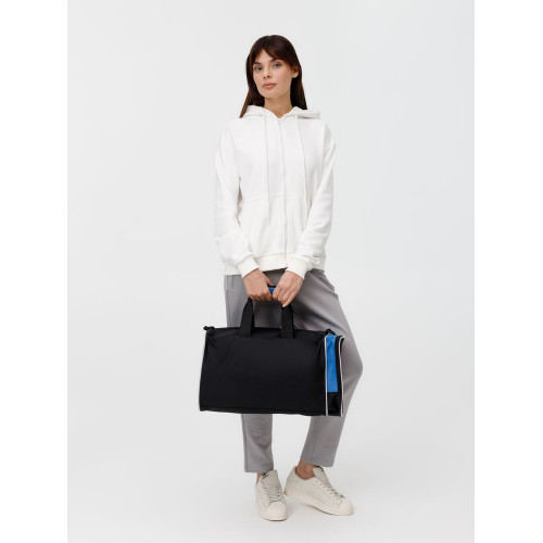 Спортивная сумка Fitnext, черная с синим