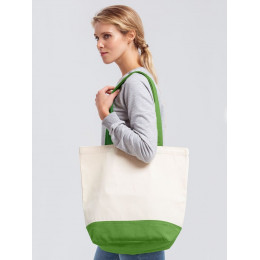 Холщовая сумка Shopaholic, ярко-зеленая