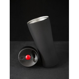 Термостакан Solingen, вакуумный, герметичный, черный