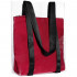 Шопер Clarity с красным органайзером, прозрачный Шопер Clarity с красным органайзером, прозрачный