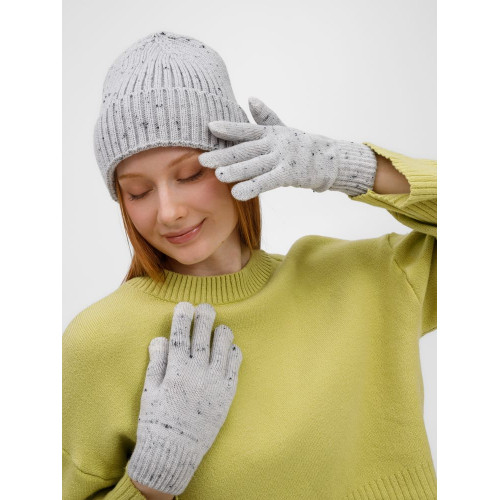 Перчатки сенсорные Spotti Senso, светло-серые