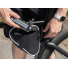 Велосумка на раму BikeLine Mini, черная с белым