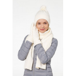 Шапка Heat Trick, белая (молочная)