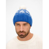 Шапка Holidale, синяя с молочным