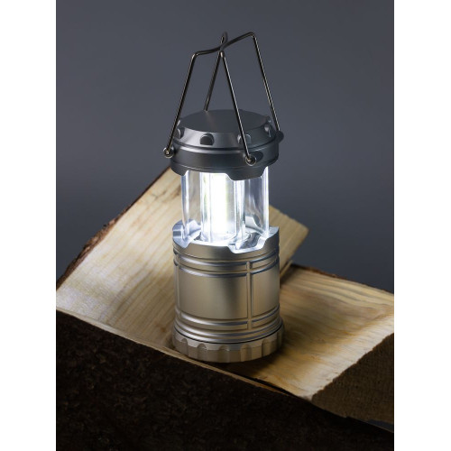 Кемпинговый фонарь Lindau, серебристый