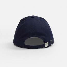 Бейсболка Classic 2.0, темно-синяя с белым кантом