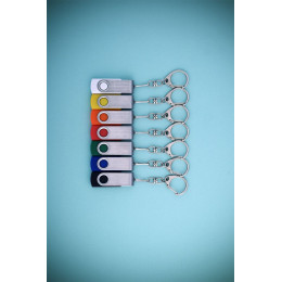 Флешка Twist, зеленая, 8 Гб