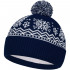 Шапка Elnik, синяя с молочно-белым Шапка Elnik, синяя с молочно-белым
