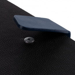 Ежедневник Boom, недатированный, черный с синим