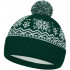 Шапка Elnik, зеленая с молочно-белым Шапка Elnik, зеленая с молочно-белым