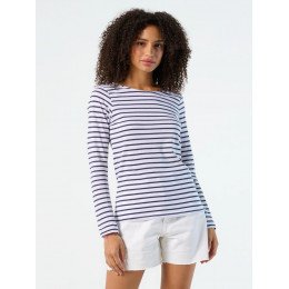 Футболка женская Marine Women, белая с красным