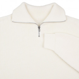 Джемпер Siluetti Birne, молочно-белый