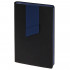 Ежедневник Bookmark, недатированный, черный с синим
