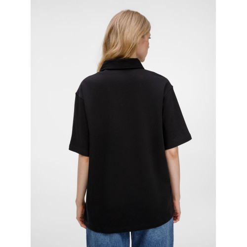 Рубашка поло унисекс Tiimi, черная