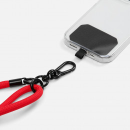 Шнурок для телефона OmniHold, красный