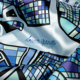 Платок с печатью на заказ ColorSharm, M