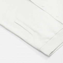 Бомбер унисекс Nuppu, молочно-белый