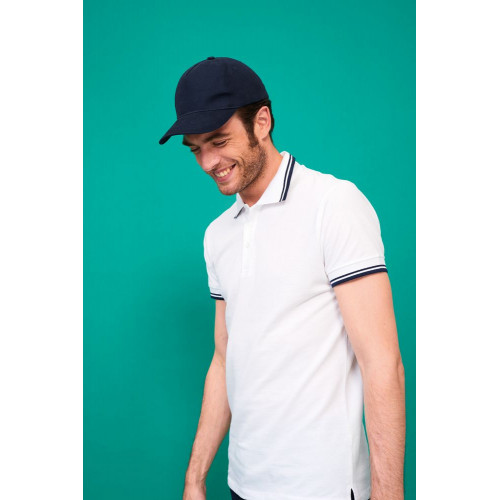 Бейсболка Long Beach, белая