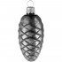 Елочная игрушка «Шишка», серая (графит) Елочная игрушка «Шишка», серая (графит)