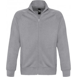 Толстовка мужская на молнии Sundae 280 серый меланж