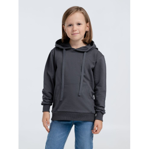 Худи детское Kirenga Kids 2.0, темно-серое (графит)