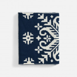 Шарф Wintertude M, синий с белым