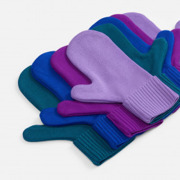 Варежки Yong, темно-синие (морская волна)