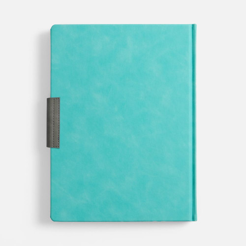 Ежедневник Grande Strap на заказ, датированный, бирюзовый