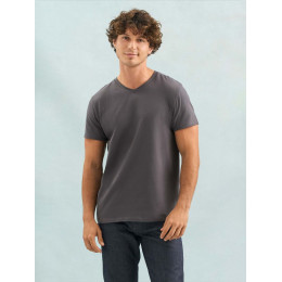 Футболка унисекс Regent с V-образным вырезом, ярко-синяя (royal)