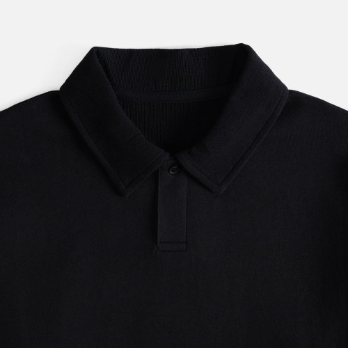 Рубашка поло унисекс Tiimi, черная