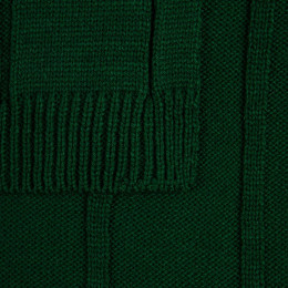 Плед Bambolay, темно-зеленый