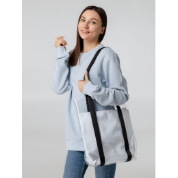 Шопер Clarity с серым органайзером, прозрачный