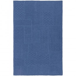 Плед Snippet, синий меланж (джинс)